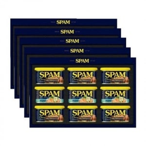 스팸 설날 CJ 8K호 프리미엄 선물세트 1BOX (5개입) M