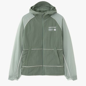 어고우,Gust hybrid shell wind jacket Mint