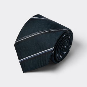 [커스텀멜로우][CUSTOMELLOW]Green Stripe Tie(CAAIX25515GRX)