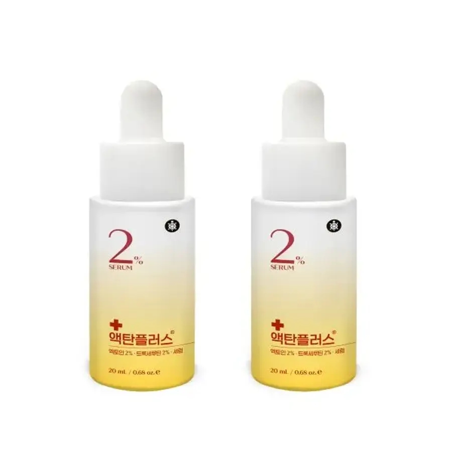 메온셀 ACTANPLUS 엑토인 <b>트록세루틴</b> 미백 보습 2퍼센트 세럼 20ml 2개입