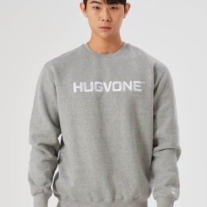 데일리 자수 기모 맨투맨 멜란지