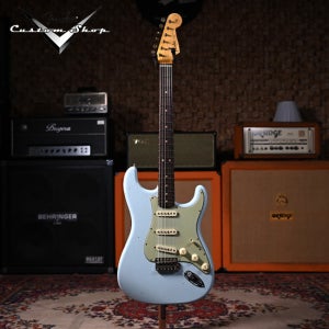 Fender USA Custom Shop F24 LTD 63 Stratocaster Journeyman Relic Aged Sonic Blue (923-6091-470)