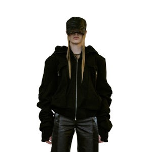 [CARNET ARCHIVE : 카르넷 아카이브] LAMB’S HEAD FUR LINED MASS BOMBER JACKET