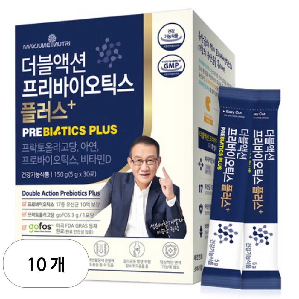 메이준뉴트리 더블액션 프리바이오틱스 플러스  150g  10개