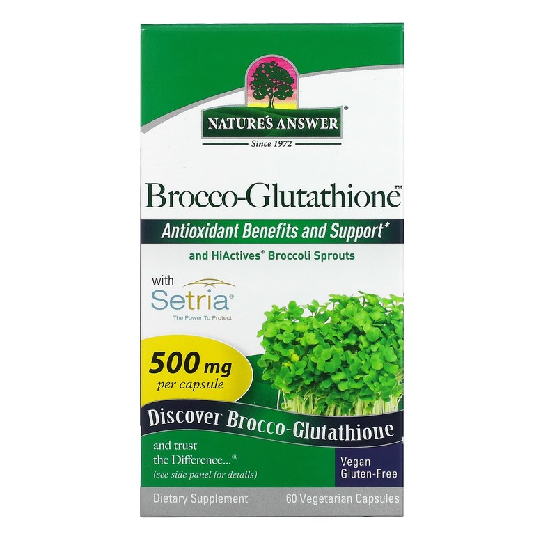 네이쳐스앤서 <b>Brocco</b> <b>글루타치온 500mg</b> 베지캡슐 60정  1개