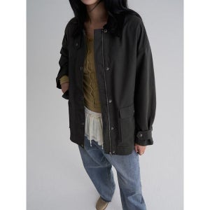 [에잇세컨즈] 코듀로이 칼라 헌팅 재킷 카키 (355939LY6H)