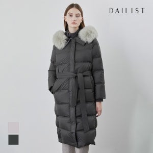 [데일리스트] 롱기장 폭스후드 구스다운_MDBKD4WA331