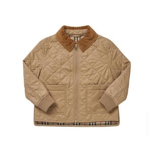 버버리 [버버리] BURBERRY 8069447 A7026 코로듀이 칼라 다이아몬드 퀼팅 주니어 자켓