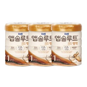 앱솔루트 명작 분유 1단계 800g 3통