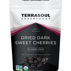 Terrasoul Superfoods  드라이 다크 스위트 체리  11 oz