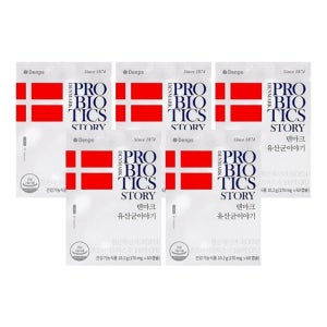 덴프스 덴마크 유산균 이야기 170mg x 60캡슐 5개