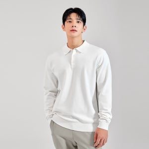 어반 맨즈 스트라이프 카라 니트 폴로 티셔츠