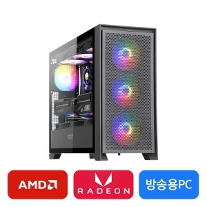 게임 방송용 PC [R7-9700X / RX 9060 XT]