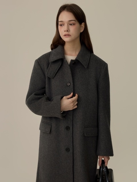[엘리오티] Shelter Wool Tailored Coat_2Color
