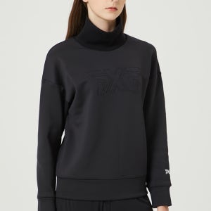 [PXG 공식 아울렛] 여성 겨울 퍼포먼스 하이 넥 긴팔 티셔츠 (블랙)
