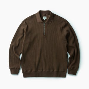 [헨리코튼] 와플 집업 카라티 AHTAA25111BRX AHTAA25111BRX