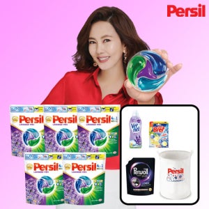 뉴퍼실디스크라벤더 5팩+버넬 1통+브레프1P 1개+퍼울1.7L 1팩+세탁바구니 TV상품