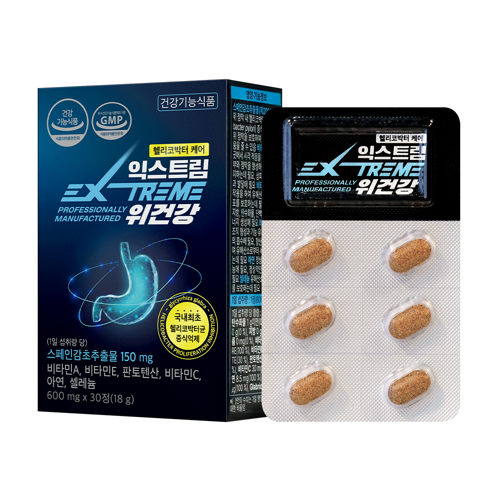 <b>익스트림</b> 위건강 600mg x 30정, 3개