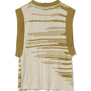 스왐갓 라이트 크림 핸드니트 베스트 HANDKNIT VEST