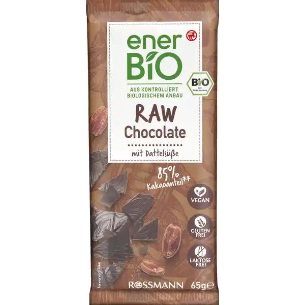 독일 에너바이오 enerBiO <b>RAW</b> Chocolate 85% <b>카카오</b> <b>초콜릿</b>바  8개  65g