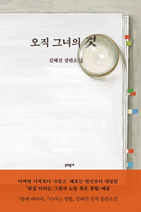 오직 그녀의 것: 김혜진 장편소설 표지