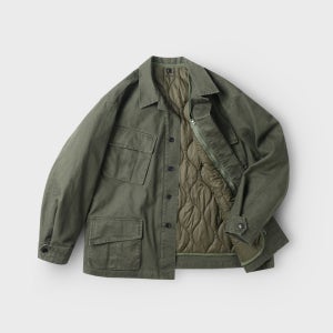 [인더스트] [라이너세트]_오리지널 M65 정글 퍼티그 필드자켓_카키