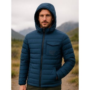 [마운티아]  남성 하운드 덕다운 경량패딩 터콰이즈_1MQJDW2002