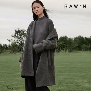 로우앤 25FW 프리미에르 폭스블렌딩 하프 니트코트 1종 TV상품