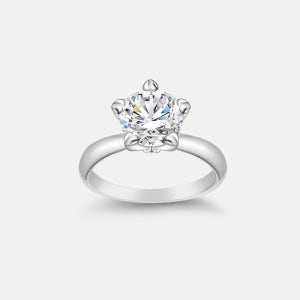 [DEBUTANTE LAB DIAMOND] 14K White Gold 2CT Ring A253UR3559W4A