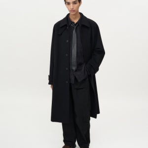 [인사일런스] 마펠 캐시미어 발마칸 코트 BLACK IM2E4CT03BK
