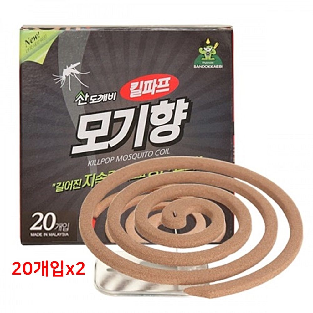 파라<b>키토</b> 피우는 모기향 야외용 모기향 40 모기향 캠핑용 모기약 40p