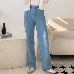 국산 여성 어메이진 라이트 와이드데님팬츠 청바지 2컬러 S-XL