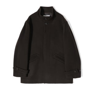 [홀리선] Baron Wool Half Coat Dark Brown S251CT416UDB