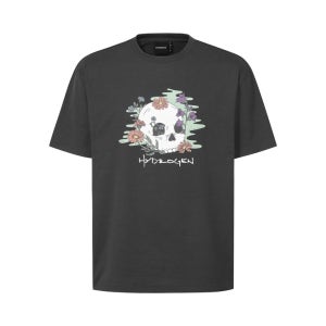 [AK수원점] [하이드로겐] 유니 스컬 앤 플라워 그래픽티셔츠 H31E2TR243
