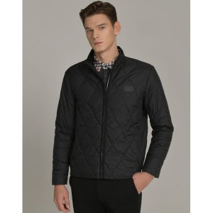 [닥스골프]  남성 블랙 겉사시 패딩 점퍼 DGJU3D751BK