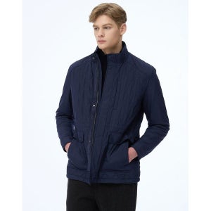 [닥스골프] 남성 네이비 퀼팅 사파리 점퍼 WGJU3D003N3