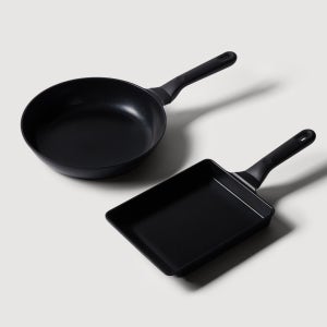 [자주] 인덕션 겸용 프라이팬 사각팬 세트 26+18cm - 화이트 (J71N9010537)