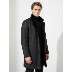 [닥스]  남성 그레이 제냐 울혼방 풀퍼 트렌치 코트 DMTR3D071G2