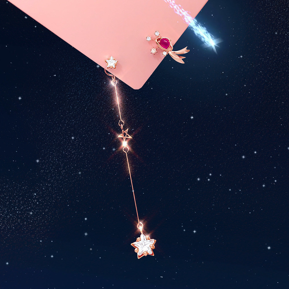 윙블링 탄생석 귀걸이