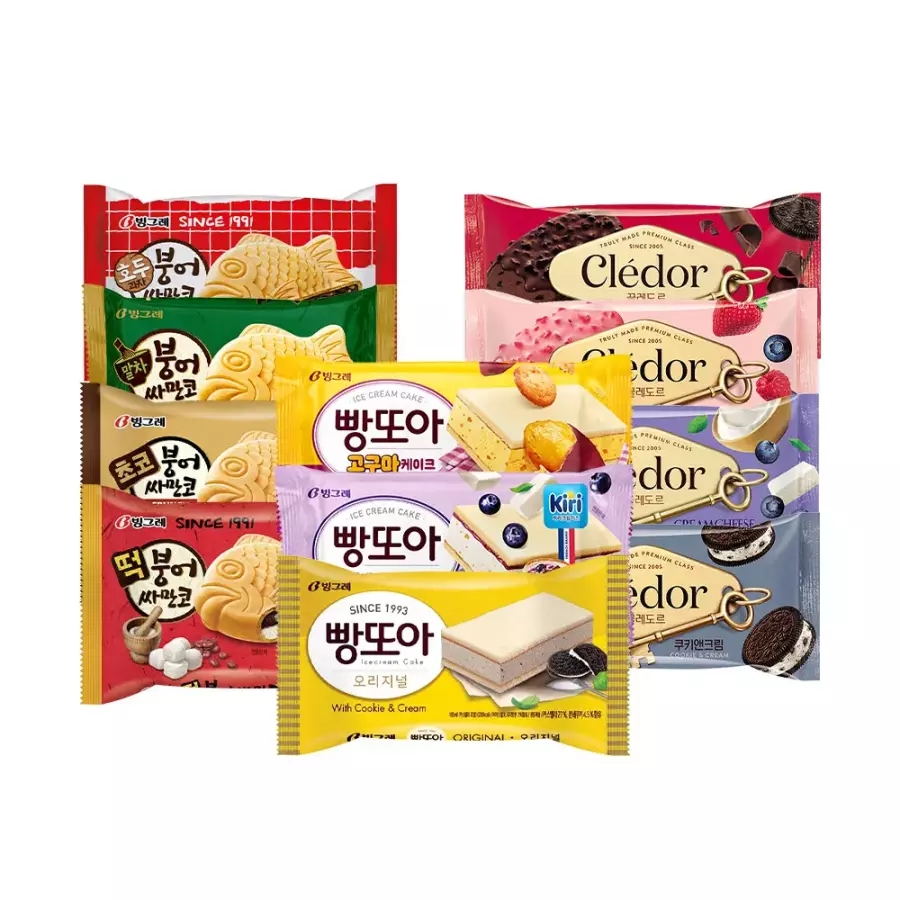 붕어싸만코/빵또아 20개+끌레도르 10개 골라담기 (28,300원) (무료)