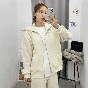 [포근/탄탄면] 사카리바니트지카라집업(7차 재입고)