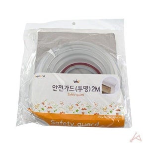 고품질 투명 안전가드투명2M 아기 모서리 코너 가드 기둥 책상 보호 방지 쿠션 엔젤가드 WFG00T3