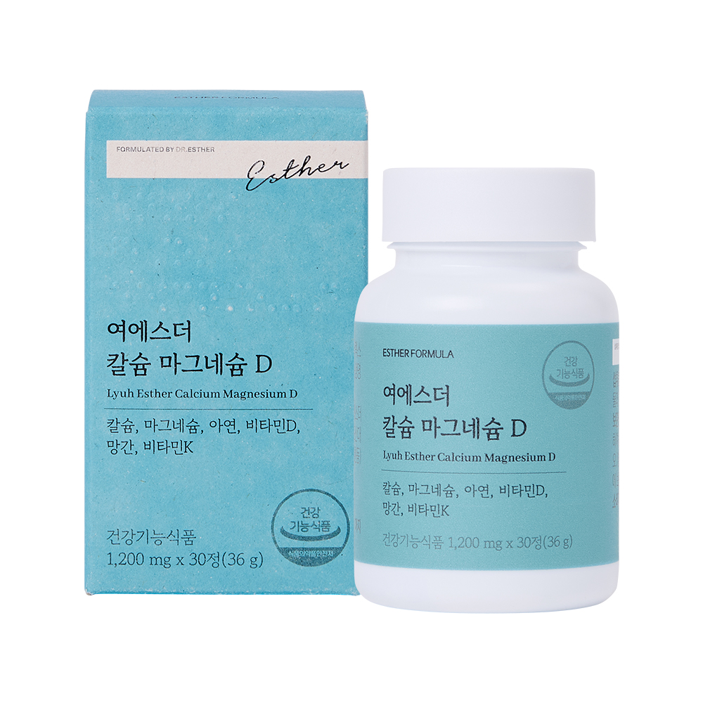 에스더포뮬러 여에스더 칼슘 마그네슘 D 1200mg x 30정, 1개