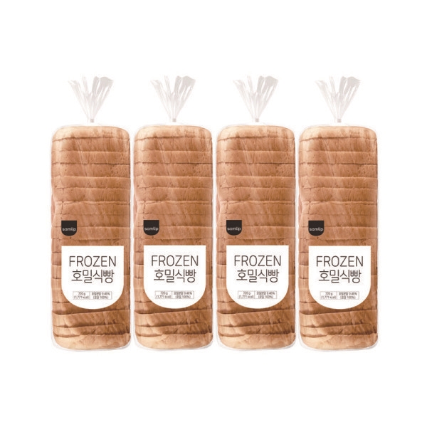 Samlip Frozen Rye Bread x 4 packs / Toast / Sandwich / Cafe