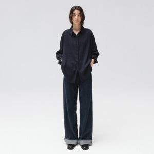 모이아 Vintage St Shirt (Navy)