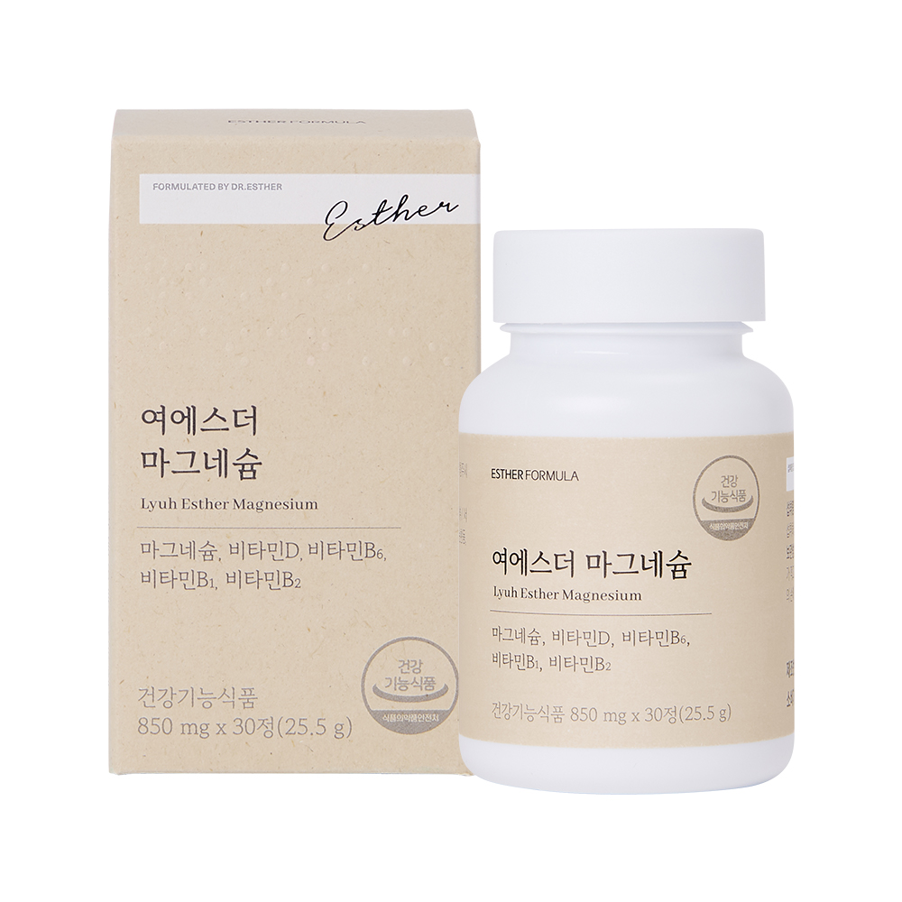 에스더포뮬러 여에스더 <b>마그네슘</b> 850mg x 30정, 3개