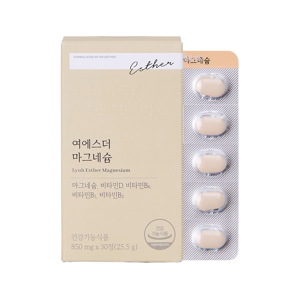 에스더포뮬러 여에스더 마그네슘 850mg x 30정, 3개