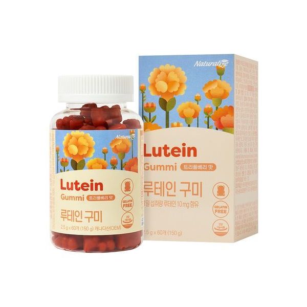 네추럴라이즈 <b>루테인 구미</b> 2.5g x 60구미, 1개