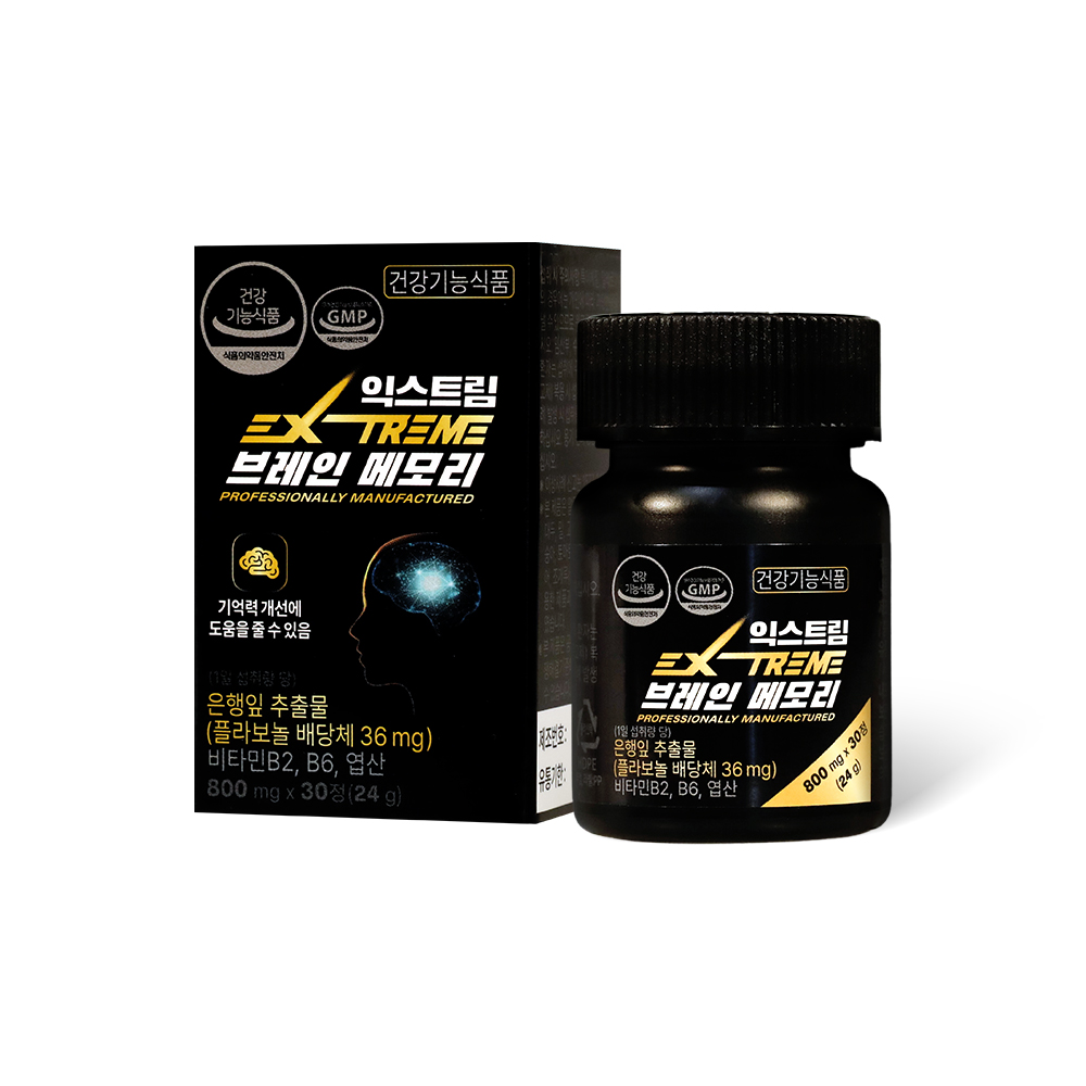 <b>익스트림</b> 브레인 메모리 800mg x 30정, 1개
