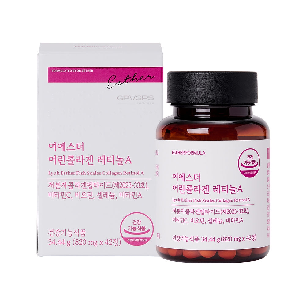 에스더포뮬러 여에스더 어린콜라겐 레티놀A 820mg x 42정, 1개